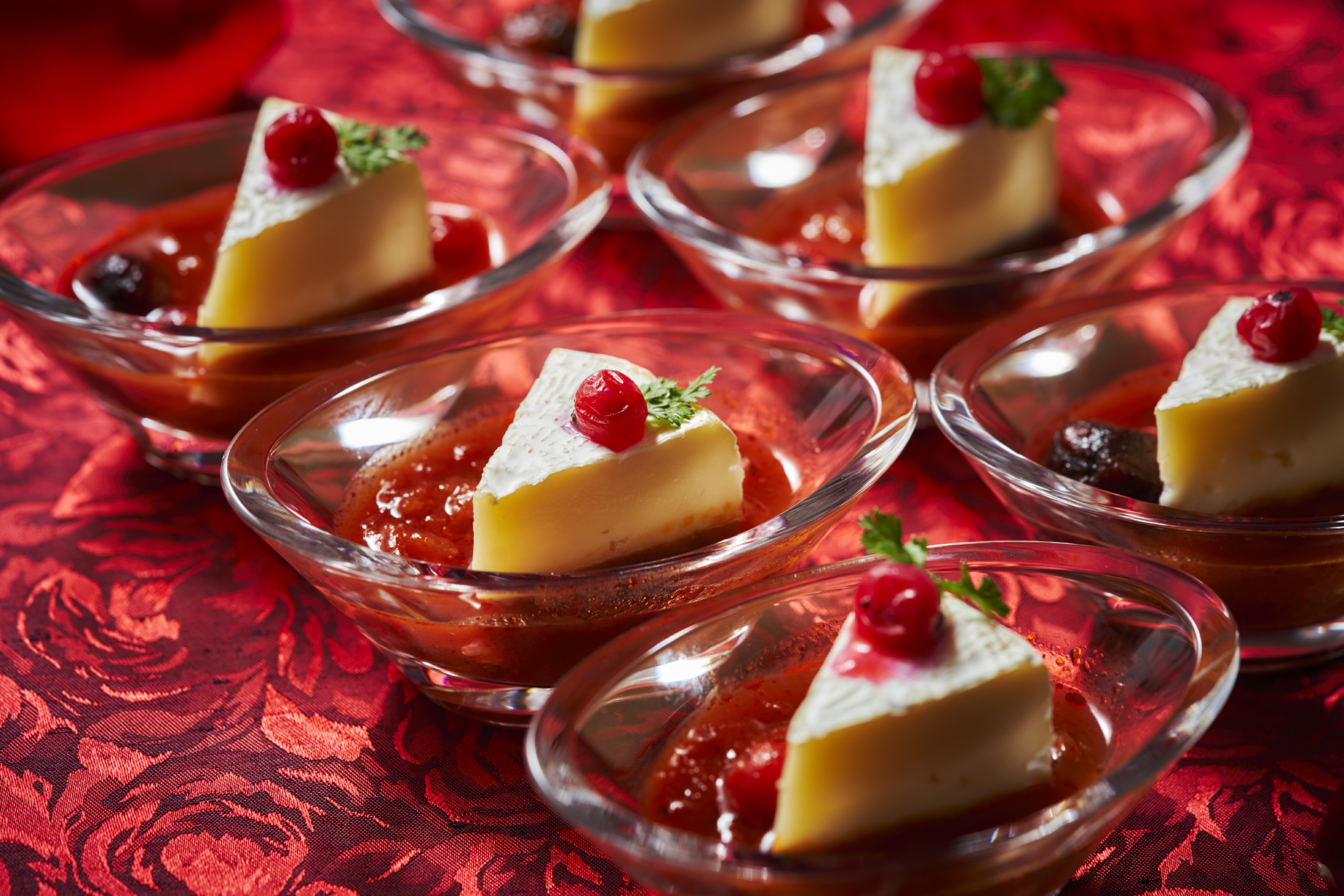 カマンベールチーズ ベリーソース