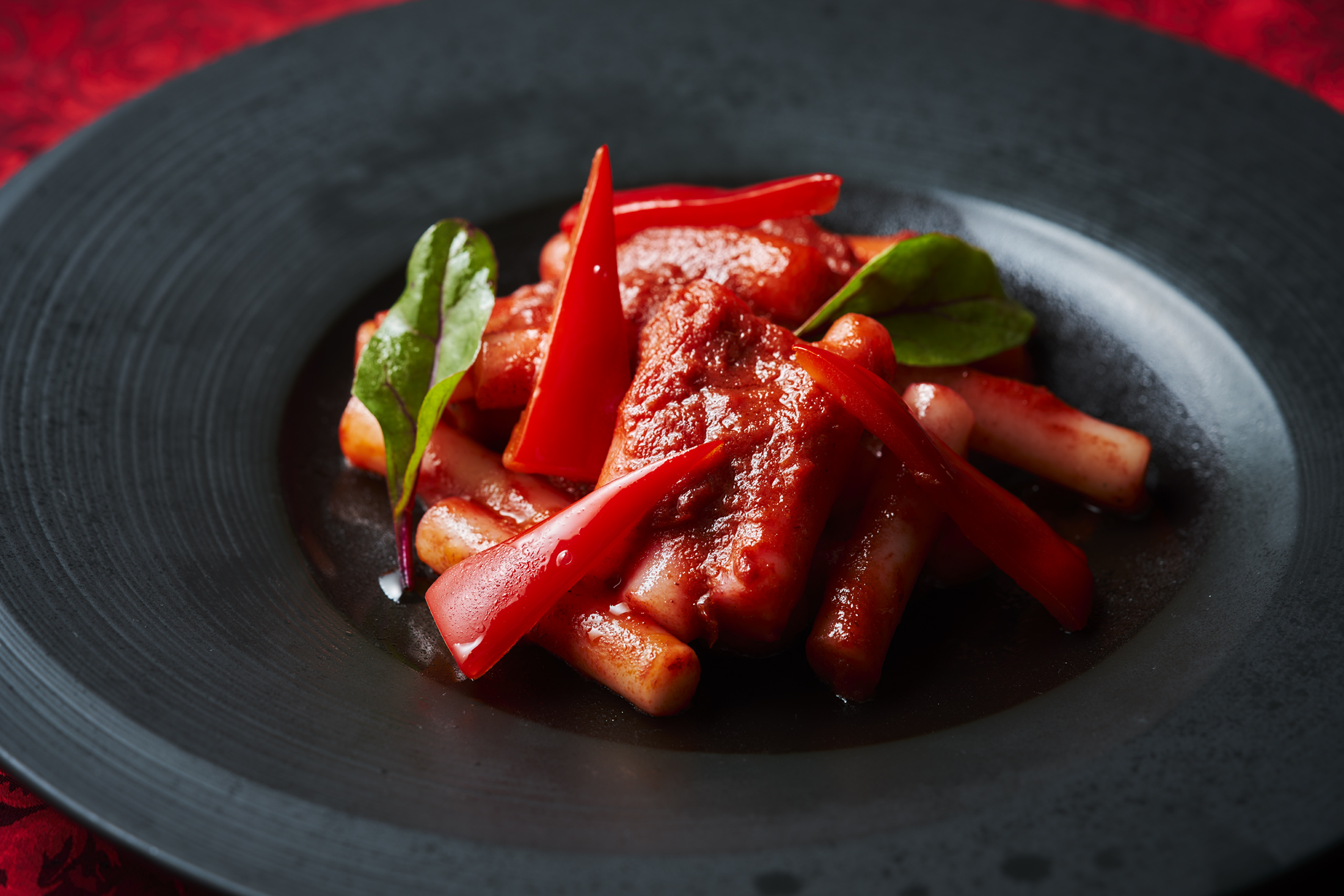 トッポギ トマトクリームソース